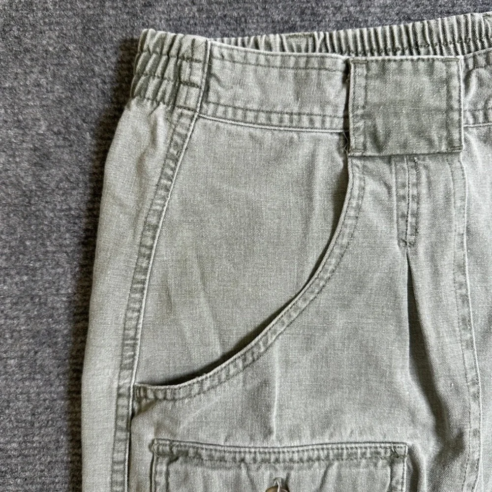 Bimini Bay Outfitters Mens Cargo Shorts 32 Olive Green Cotton Utility Fishing